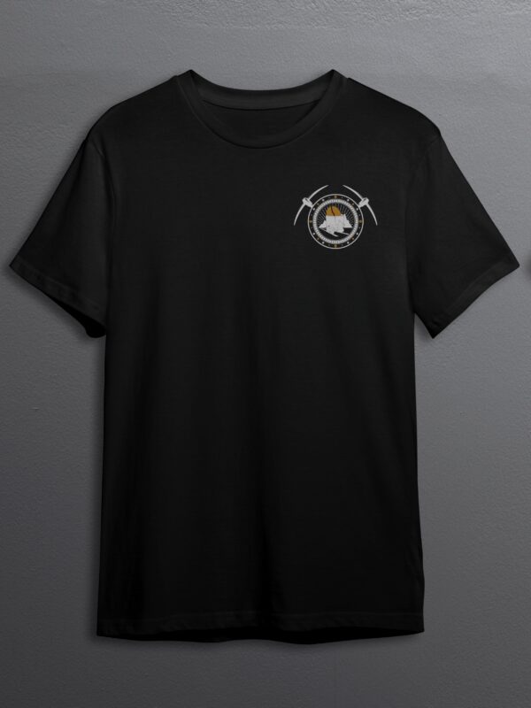 Unisex - Black Front and Back Logo T-Shirt