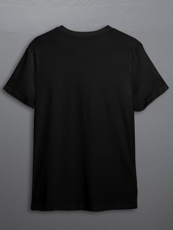 Unisiex - Black Front Logo Only T-Shirt - Image 2